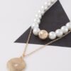 Multi-Pearled Pendant Necklace – 16-inch Chain