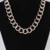 Double Chain Necklace with Clear Accents – Layered Look
