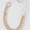 Double Chain Necklace with Clear Accents – Layered Look