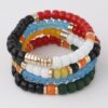 Multi-Color Beaded Stackable Bracelet