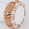 Multi Bead & Tube Bracelet – Textured Layering