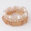 Multi Bead & Tube Bracelet – Textured Layering