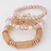 Multi Bead & Tube Bracelet – Textured Layering