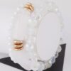 Multi Bead & Tube Bracelet – Textured Layering