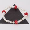 Beaded Mushroom Charm Bracelet – Playful Bead Accent