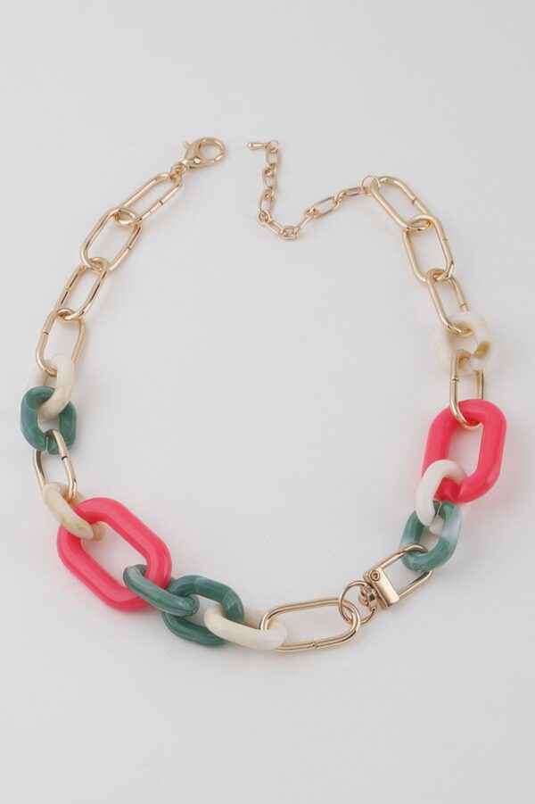 Bulky Link Chain Necklace – Oversized 16-inch Statement