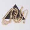Jeweled Smiley Face Chain Necklace – Sparkle Pendant