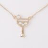 Jeweled Cocktail Pendant Necklace – Sparkling Crystal Accent