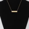 Mama Script Pendant Necklace with Jeweled Accents