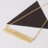 Mama Script Pendant Necklace with Jeweled Accents