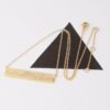 Mama Script Pendant Necklace with Jeweled Accents