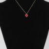 Delicate Heart Pendant Necklace on 16-inch Fine Chain