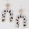 Animal Print Arch Earrings – Lightweight Arch Silhouette