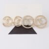 Jeweled Oo Stud Earrings Set – Sparkling Coordinated Studs