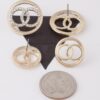Jeweled Oo Stud Earrings Set – Sparkling Coordinated Studs