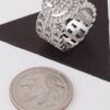 Smiley Face Ring with Jeweled Accent