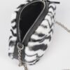 Tiger-Print Faux Fur Crossbody Bag – Zip Closure
