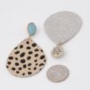 Animal Print Teardrop Earrings – Lightweight