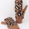 Leopard Print Mittens – Cozy Winter Gloves