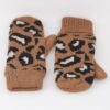 Leopard Print Mittens – Cozy Winter Gloves