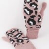 Leopard Print Mittens – Cozy Winter Gloves