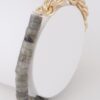 Stone & Chain Bracelet with Decorative Stones