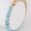 Stone & Chain Bracelet with Decorative Stones