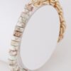 Stone & Chain Bracelet with Decorative Stones