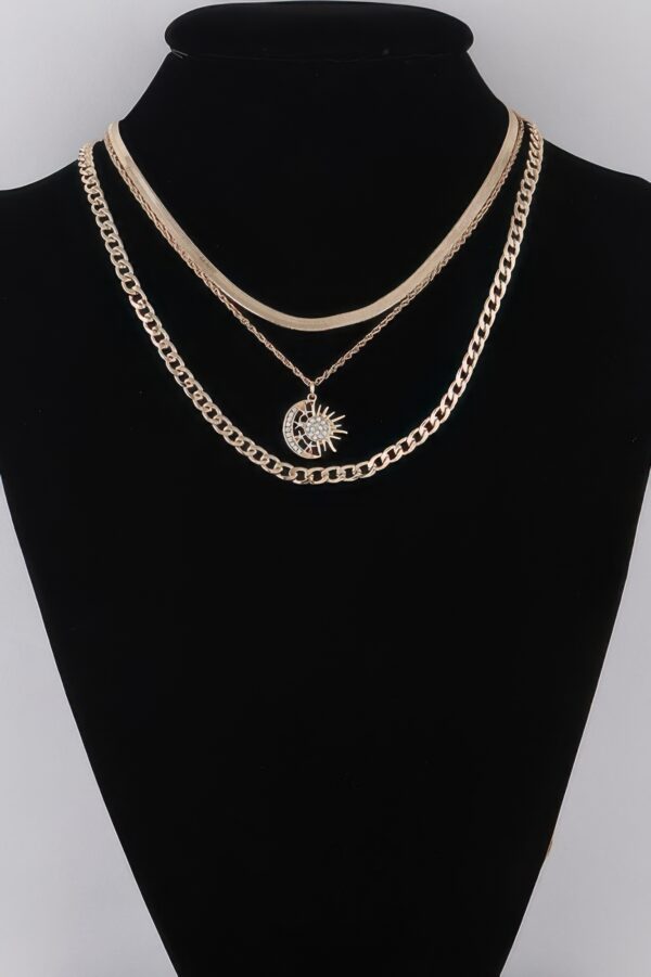 Sun N Moon Chain Necklace – Delicate Sun & Moon Accents