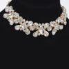 AB Stone Earring & Necklace Set – Shimmering Accent