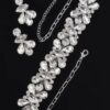 AB Stone Earring & Necklace Set – Shimmering Accent