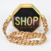 Mirror Novelty Chain Belt – Mirror Accent Chain