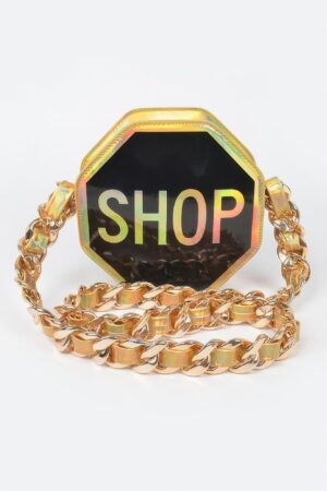 Mirror Novelty Chain Belt – Mirror Accent Chain