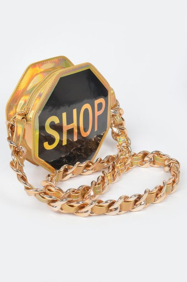Mirror Novelty Chain Belt – Mirror Accent Chain