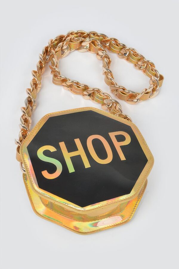 Mirror Novelty Chain Belt – Mirror Accent Chain
