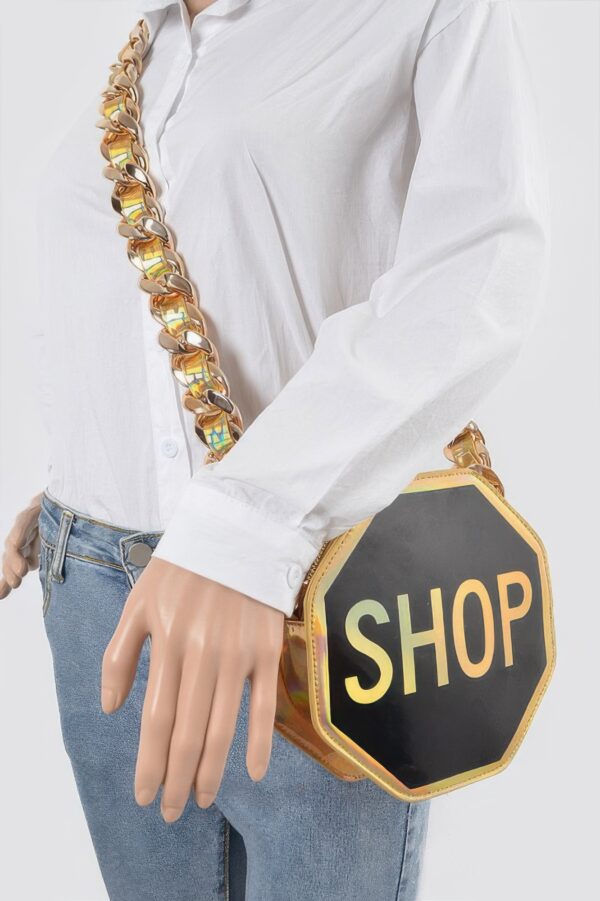 Mirror Novelty Chain Belt – Mirror Accent Chain