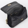 Velvet Quilted Fur Chain Flap Clutch – Evening