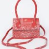 Bandana-Print Single-Handle Flap Crossbody Bag
