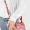Bandana-Print Single-Handle Flap Crossbody Bag