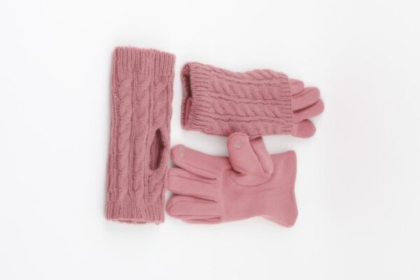 Knitted Sleeve Gloves - Cozy Knit Layering