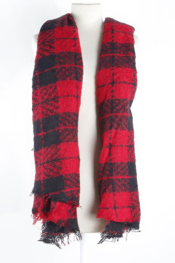 Classic Plaid Winter Scarf - Long Soft Wrap