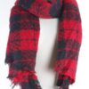 Classic Plaid Winter Scarf - Long Soft Wrap