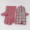 Striped Plaid Winter Gloves - Classic Plaid Style