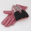 Striped Plaid Winter Gloves - Classic Plaid Style