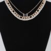 Multi-Crystal & Pearl Accent Necklace – 16 Inch