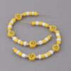 Beaded Smiley Face Hoop Earrings – Playful Bead Accent