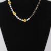 Smiley Face Pearl-Accent Chain Necklace, 16-inch