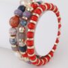 Multi-Stone Bead Bracelets - Layered Stackable Style
