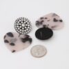 Marbled Heart Drop Earrings - Romantic Heart Drops