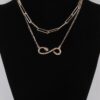 Infinity Snake Pendant Necklace – Twined Motif
